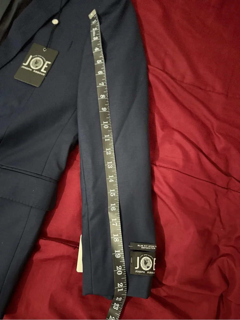 Joseph Abboud Navy Two-Button Sport Coat